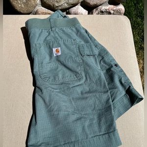 Sold Carhartt teal shorts